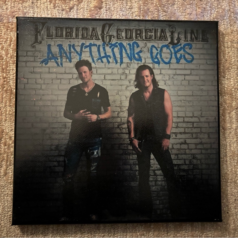 Florida Georgia Line - ‘Anything Goes ’ Art Album Cover Canvas